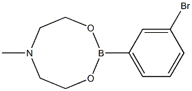 3-Bromobenzeneboronic Acid N-Methyldiethanolamine Ester Chemische Struktur