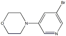 3-Bromo-5-morpholinopyridine Chemische Struktur