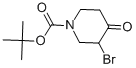 3-BROMO-4-OXO-PIPERIDINE-1-CARBOXYLIC ACID TERT-BUTYL ESTER التركيب الكيميائي