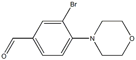 3-Bromo-4-morpholinobenzaldehyde التركيب الكيميائي