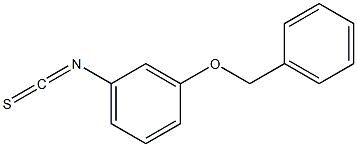 3-Benzyloxyphenyl isothiocyanate Chemische Struktur