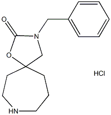 3-Benzyl-1-oxa-3，8-diazaspiro-[4.6]undecan-2-one hydrochloride التركيب الكيميائي