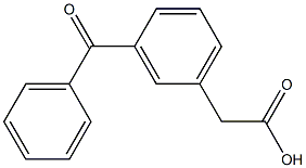 3-Benzoylphenylacetic Acid Chemical Structure