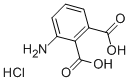 3-Aminophthalic acid hydrochloride 化学構造