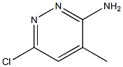 3-Amino-6-chloro-4-methylpyridazine Chemical Structure