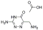 3-Amino-6-(Aminomethyl)-1，2，4-Triazin-5(4H)-One Acetate Chemische Struktur