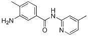 3-Amino-4-methyl-N-(4-methyl-2-pyridyl)benzamide التركيب الكيميائي