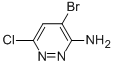 3-Amino-4-bromo-6-chloropyridazine Chemical Structure