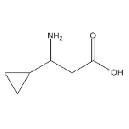 3-Amino-3-cyclopropylpropanoic Acid Chemical Structure