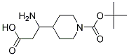 3-Amino-3-(1-Boc-4-piperidyl)propanoic Acid Chemische Struktur