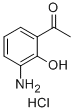 3'-Amino-2'-hydroxyacetophenone hydrochloride التركيب الكيميائي