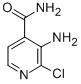 3-amino-2-chloropyridine-4-carboxamide 化学構造