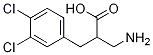 3-Amino-2-(3，4-dichlorobenzyl)propanoic Acid التركيب الكيميائي