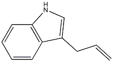 3-Allylindole 化学構造