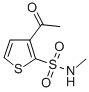 3-Acetyl-2-(methylaminosulfonyl)thiophene Chemical Structure