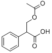 3-Acetoxy-2-phenylpropanoic Acid Chemical Structure