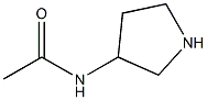 3-Acetamidopyrrolidine Chemical Structure