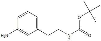 3-[2-(Boc-amino)ethyl]aniline التركيب الكيميائي