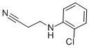 3-[(2-Chlorophenyl)amino]propanenitrile التركيب الكيميائي