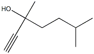 3，6-Dimethyl-1-heptyn-3-ol Chemical Structure