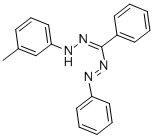 3，5-Diphenyl-1-(m-tolyl)formazan Chemische Struktur