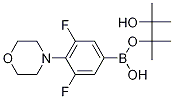 3，5-Difluoro-4-morpholinophenylboronic Acid Pinacol Ester Chemische Struktur