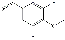 3，5-Difluoro-4-methoxybenzaldehyde Chemische Struktur