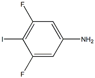 3，5-Difluoro-4-Iodoaniline Chemical Structure