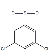 3，5-Dichlorophenyl Methyl Sulphone Chemische Struktur