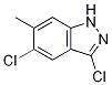 3，5-dichloro-6-methyl-1H-indazole Chemical Structure