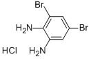 3，5-Dibromo-1，2-phenylenediamine Monohydrochloride التركيب الكيميائي