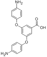 3，5-Bis(4-aminophenoxy)benzoic Acid 化学構造