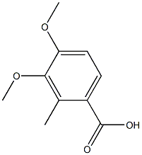 3，4-Dimethoxy-2-methylbenzoic Acid التركيب الكيميائي