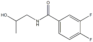 3，4-Difluoro-N-(2-hydroxypropyl)benzamide Chemical Structure