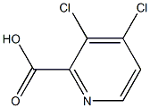 3，4-Dichloropyridine-2-carboxylic Acid التركيب الكيميائي