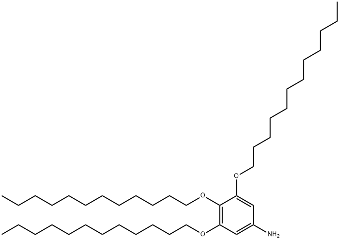 3，4，5-Tris(dodecyloxy)aniline التركيب الكيميائي