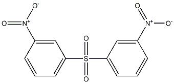 3，3'-Sulfonylbis(nitrobenzene) التركيب الكيميائي