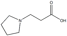 3-(Pyrrolidin-1-YL)Propanoic Acid 化学構造