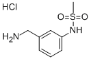 3-(Methylsulfonylamino)benzylamine Hydrochloride Chemical Structure