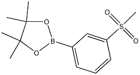 3-(Methylsulfonyl)phenylboronic Acid Pinacol Ester Chemical Structure