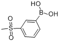 3-(methylsulfonyl)phenylboronic acid Chemical Structure