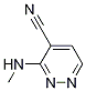 3-(Methylamino)pyridazine-4-carbonitrile Chemical Structure