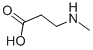 3-(Methylamino)propanoic Acid Chemical Structure