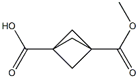 3-(Methoxycarbonyl)bicyclo[1.1.1]pentane-1-carboxylic Acid Chemical Structure