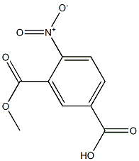 3-(Methoxycarbonyl)-4-nitrobenzoic Acid Chemische Struktur