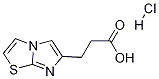 3-(Imidazo[2，1-b]thiazol-6-yl)propanoicacidhydrochloride Chemische Struktur