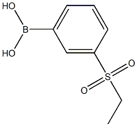 3-(Ethylsulfonyl)phenylboronic Acid التركيب الكيميائي