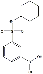 3-(Cyclohexylsulfamoyl)benzeneboronic acid Chemical Structure