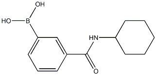 3-(Cyclohexylaminocarbonyl)phenylboronic acid 化学構造