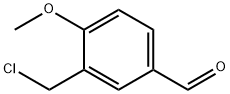 3-(Chloromethyl)-4-methoxybenzaldehyde 化学構造